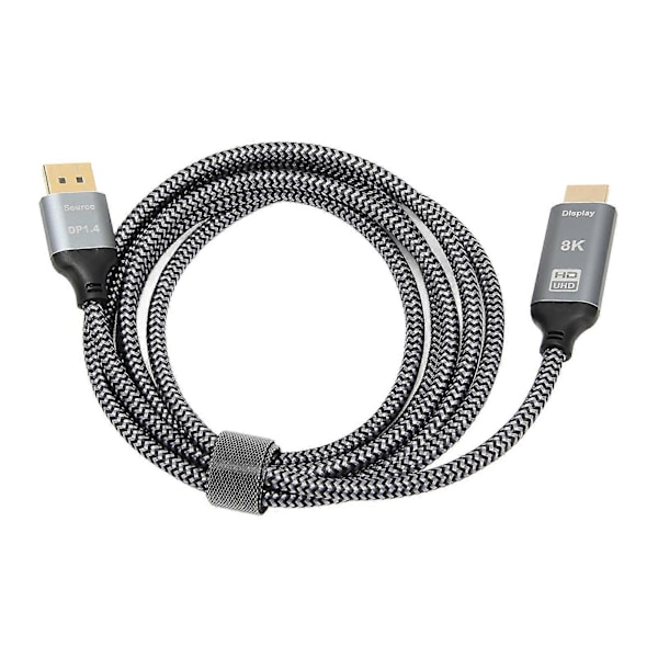 DisplayPort 1.4 til HDMI 2.1 Adapterkabel 8K Han til Hun
