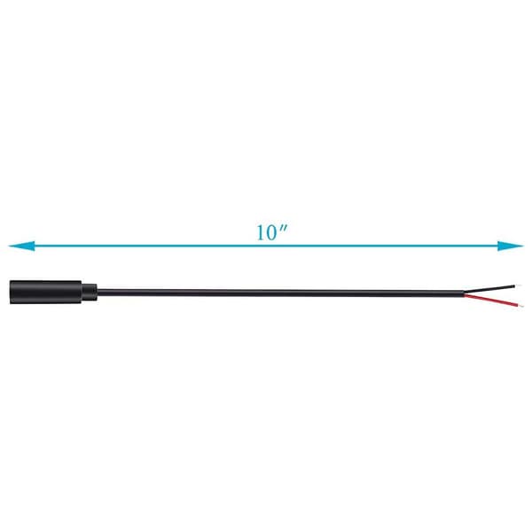 10 stk. Hun-stik til Bare 2-polet Mono 1/8 tommer 3,5 mm Jack-stikkabel