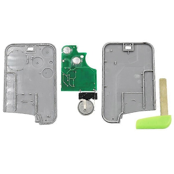 2-knapps Smart Card Fjärrnyckel För Renault Laguna Espace Vel Satis 2001-2007 433mhz Id46 Chip Pcf7947 Med Text På Skalet
