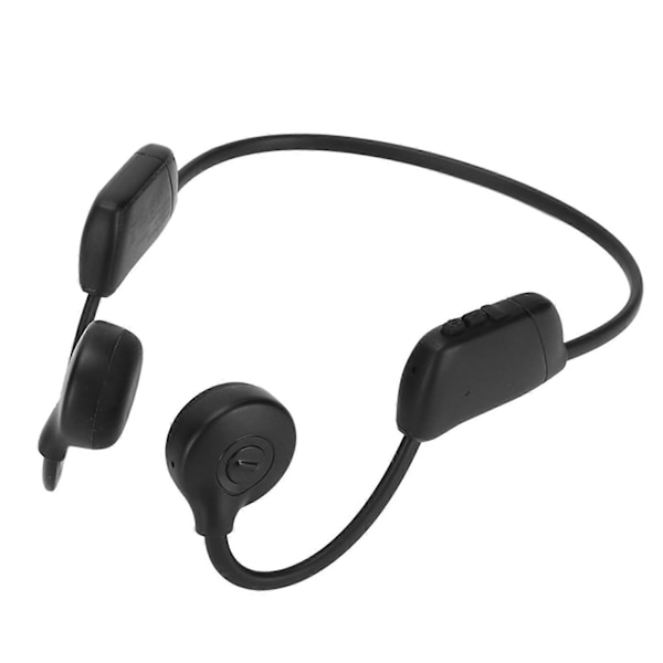 Bluetooth-luujohtokuulokkeet IPX6 Vedenpitävät langattomat urheilukuulokkeet sisäänrakennetulla mikrofonilla juoksuun, musta YEMMA