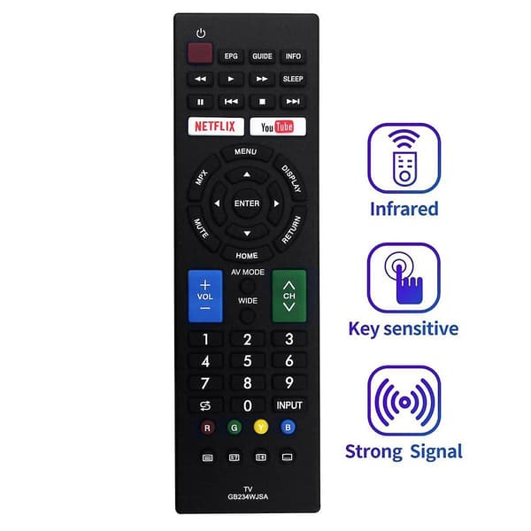 Fjernkontroll GB234WJSA til Sharp Smart TV LC-32M3H LC-40M3H W