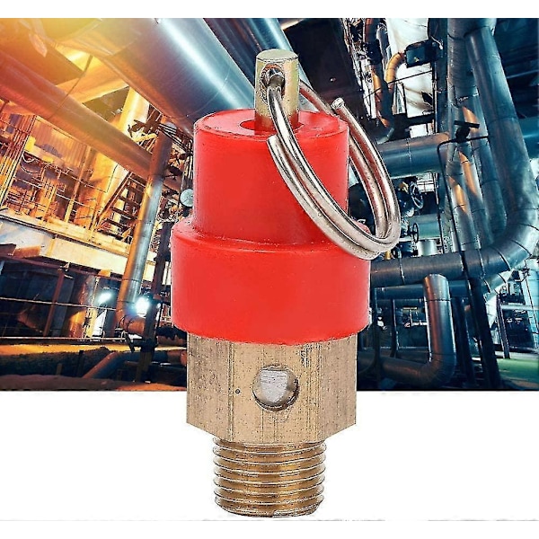 3 stk. Messing Aflastningsventil Luftkompressor Sikkerhedstrykregulator Trykreducerende Ventil (g1/8'')