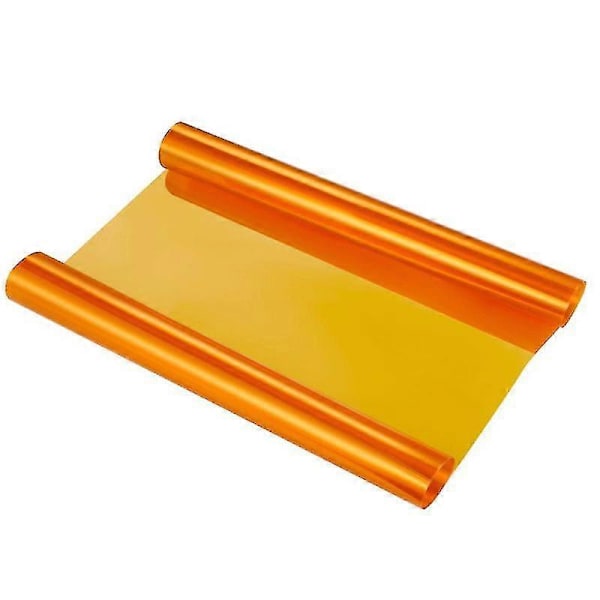 30*100cm Selvklebende frontlykter baklykter tåkelys farget vinylfilm (oransje)-Yvan