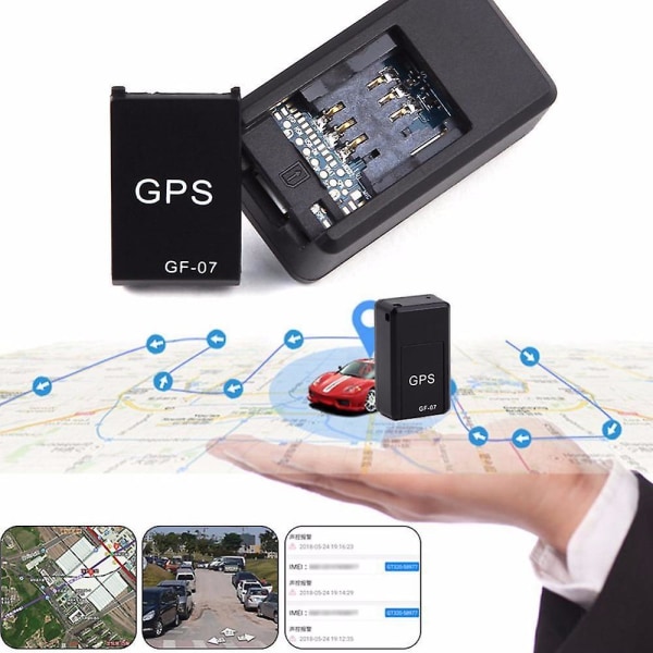 Gf07 Bærbar Mini Gps Gsm/gprs Bilsporingslokaliseringsenhed Lydoptagelse Microtracker Loss Preventer Tracker Retainer