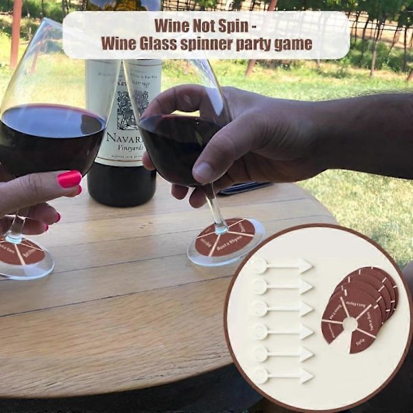 Vin Glas Snurra Party Shot Roulette Drickspel 24pcs