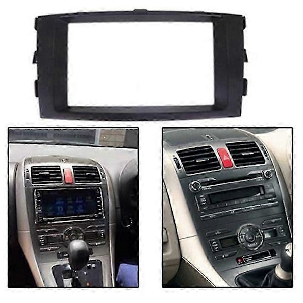 2Din Bilradio Ram för Toyota Auris 2006-2012 Stereo Ram Panel Instrumentbräda Montering Bil DVD Ram Kit In-Dash P20250110314