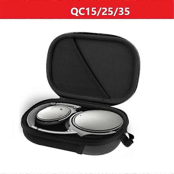 Skyddande Förvaringsboxväska kompatibel med QC20 QC25 QC30 QC35 QC45 Hörlurar Hård EVA Bärväska