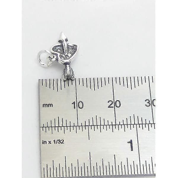 Hjerte med pil Sterling Sølv Charm .925 X 1 Kjærlighetscharms - 5145