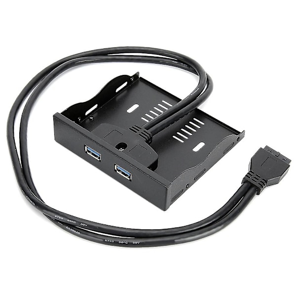 USB 3.0 Floppy Bay Frontpanel med 19-pinners til 2 USB 3.0 Grensesnitt HUB