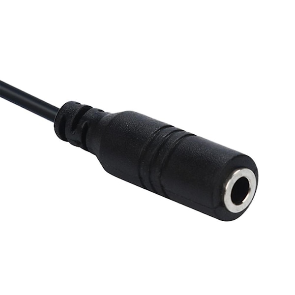 5 stk. telefonadapter Rj9 til 3,5 hunadapter konverterkabel pc computer headset telefon