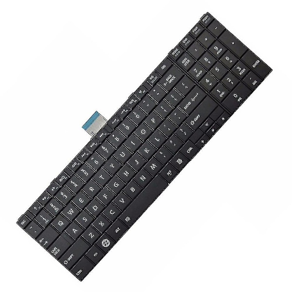 Bærbar US-tastatur kompatibel med Toshiba Satellite C850 C850d C855 C855d L850 L850d L855 City