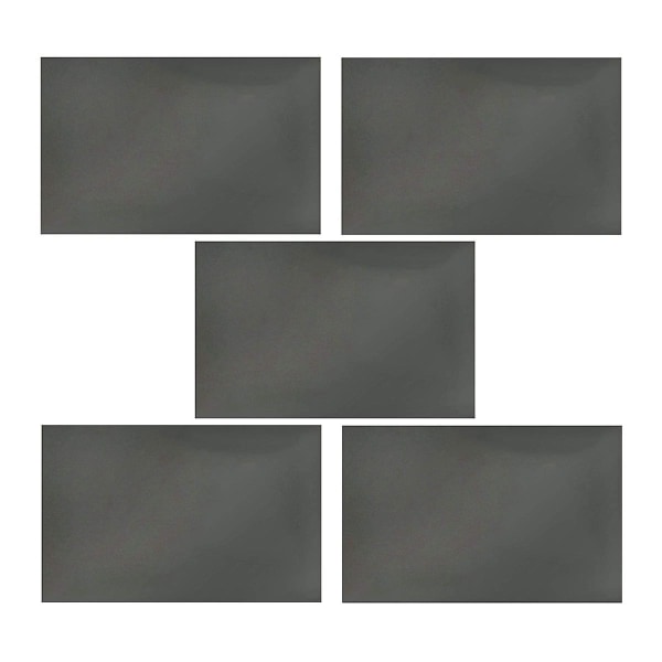 Lineær polarisasjonsfilm LCD/LED polarisert filter polariserende filmark for polarisasjonsfotografi 5 STK (ingen lim)