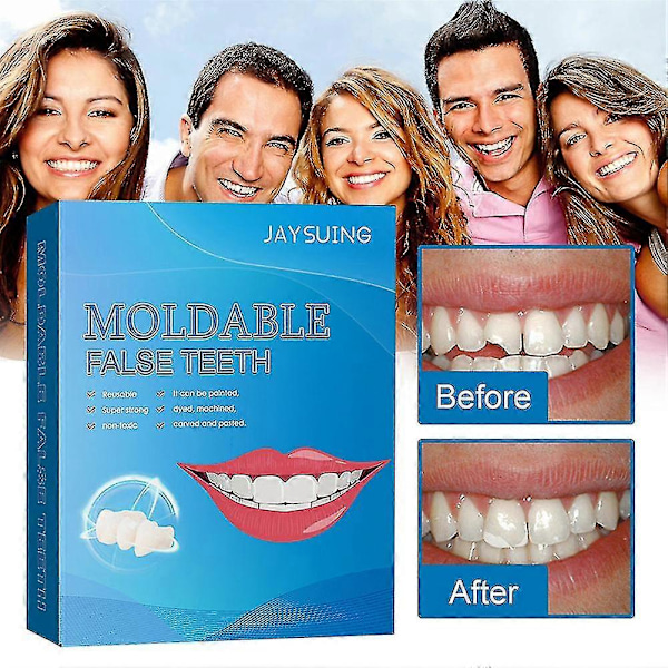Formbar tandfyllning falska tänder temporärt reparationskit - Bazhou Solid Glue Denture