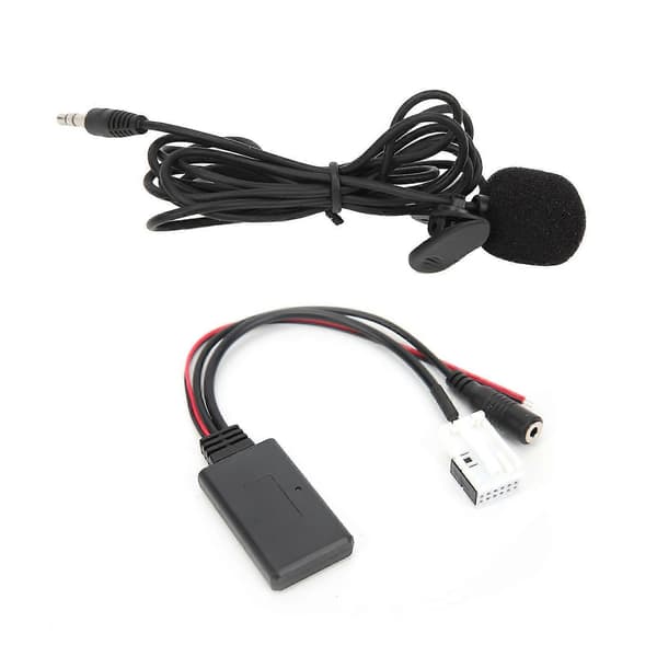 Bluetooth 5.0 AUX Kabeladapter Handsfree med Mikrofon Ersättning för Citroen Berlingo/Jumpy/C2/C5