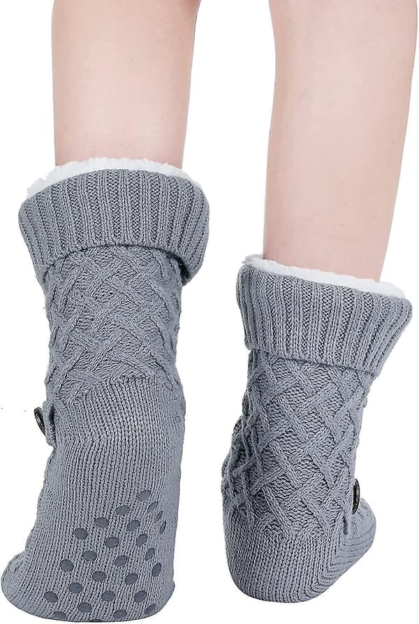 Vinter Hjemmesko Sokker til Kvinder, Varme Fluffy Fleeceforet, Bløde Cozy Fuzzy Tykke