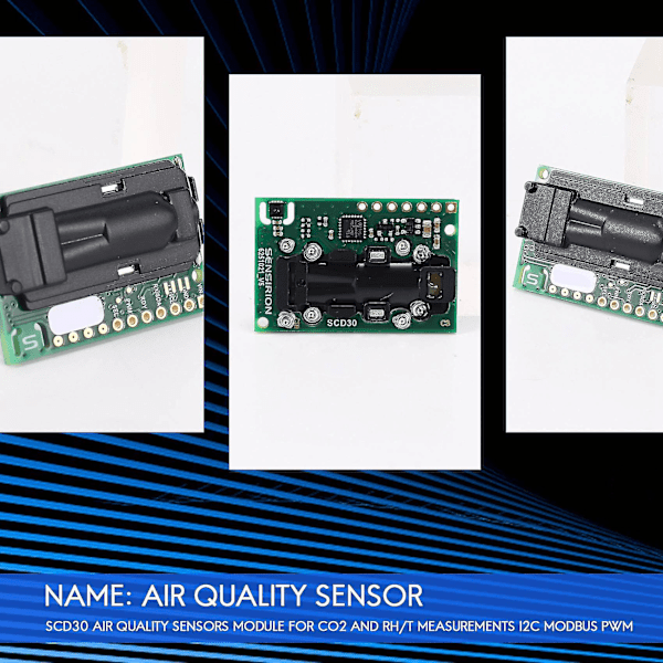 Scd30 Kvalitetssensormodul til CO2 og RH/T Målinger I2c Modbus Pwm