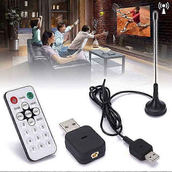 MINI USB2.0 Digital DVB-T SDR+DAB+FM Video Broadcast HDTV Tuner Receiver Stick