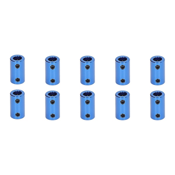 10 stk. akselkobling stepmotor kobling 14 mm diameter 25 mm længde samlingsstik 5x8 mm / 0,2x0,31 tommer blå YEMAA