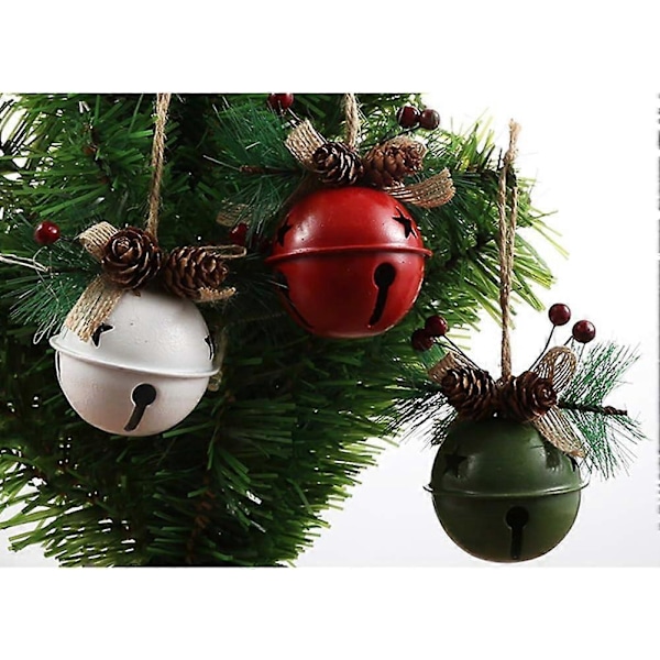 Joulukello Riippuva Ripustus Jingle Bell Maalatut Kellot Joulukuusi Ovi Riippuva Kello Koriste Joulukuusi Riippuva Koristeet