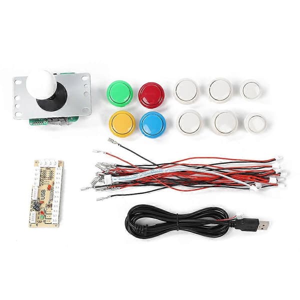 CY-822A DIY Arkadespil Knapper Kamp Joystick Rocker Kit Controller til Rapsberry PI PC YEMMA