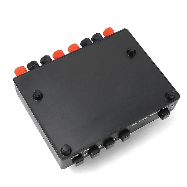 Mini 2-i-4-ut Stereo Audio Velger Forsterker Switcher Box Høytaler Splitter Sp-24b Høytaler Velg