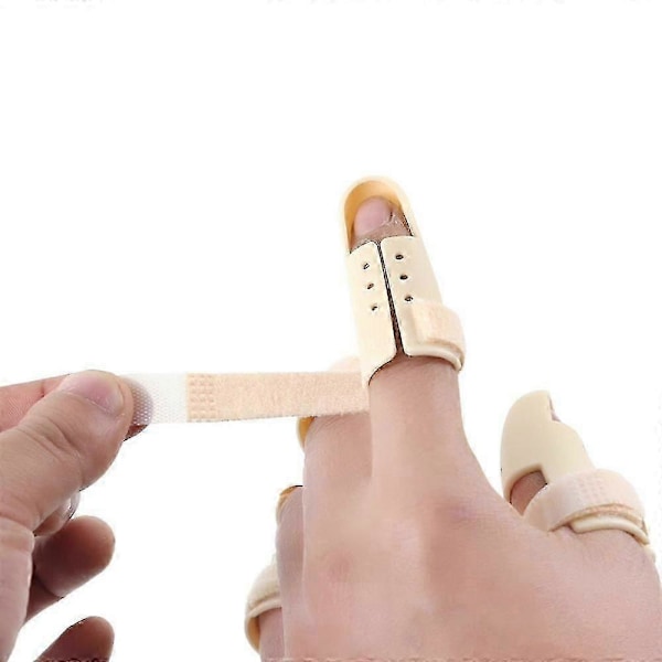 Justerbar Fingerskinne, 1 Stykke, Fingerbeskyttelse, Arthritis, Ledskader, Smertelindring