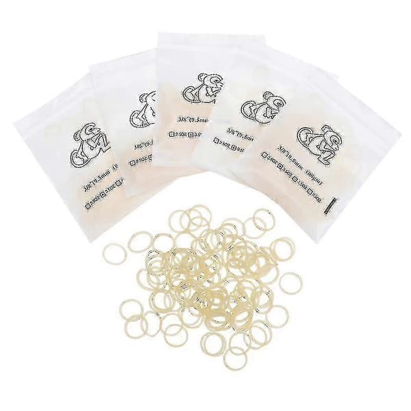 500 stk Tannreguleringsgummi Elastiske Bånd for Tennlukker