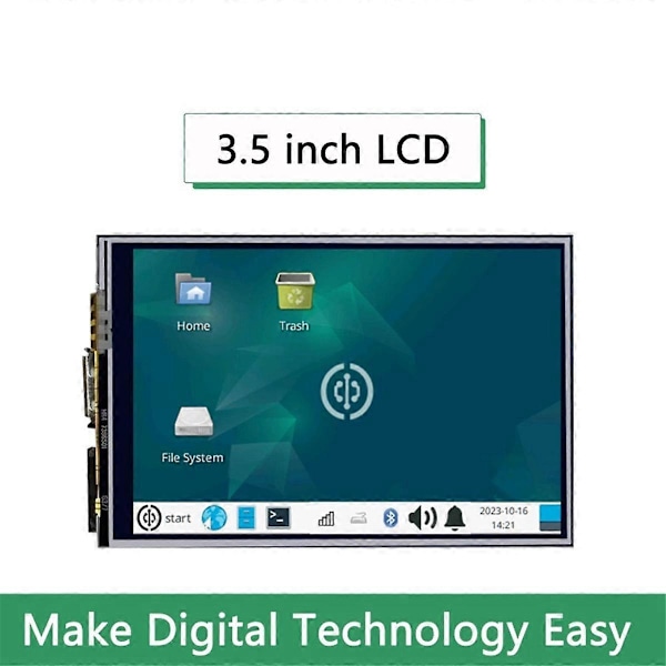 Walnut Pi 1B 3,5 tommer skærm til Raspberry Pi Touch Screen Display 480X320 TFT 3,5 tommer LCD-modul Høj hastighed SPI 80MHz