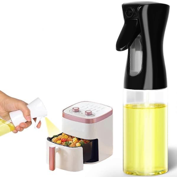 Glassprayflaska för olja 220 ml Svart