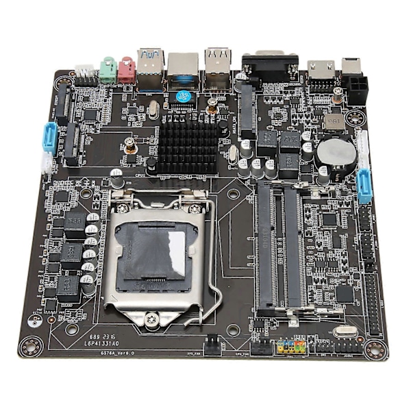 H81 Mini ITX -emolevy LGA 1150 -kannalla, kaksikanavainen DDR3-tuki Core I3 I5 I7 4. ja 5. sukupolven suorittimille All in One -tietokoneisiin