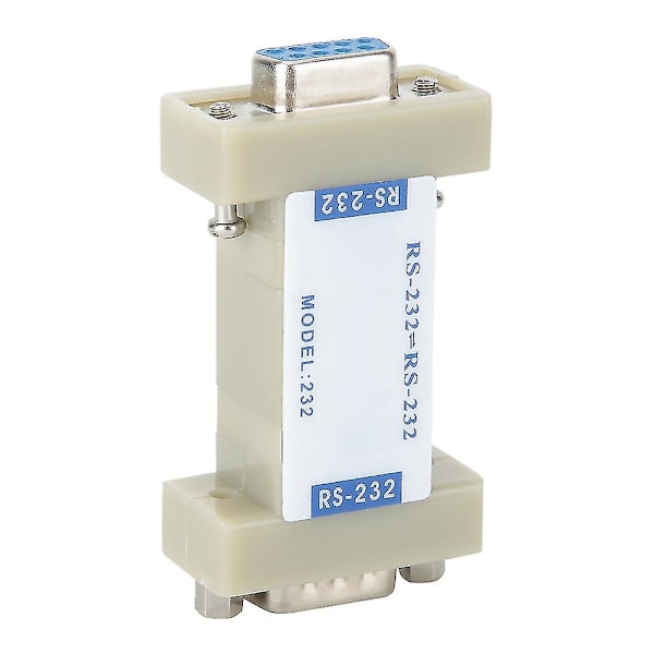 RS232 till RS232 Optoelektronisk Isolator med DB9-kontakt