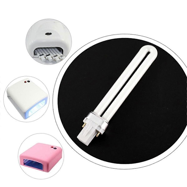 10 stk. 9W Negle UV-maskine 365nm Pære Rør