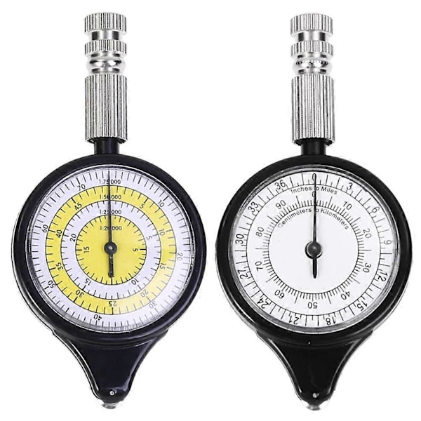 Kartmätare Kartavståndsmätare Odometer Multifunktionell Kompass Kurvmätare Utomhus Klättring Sport Karta R