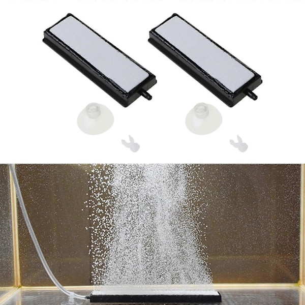 2 stk. Akvarium Nano Beluftning Luftsten Bar Mikro Boble Diffuser Til Akvarium