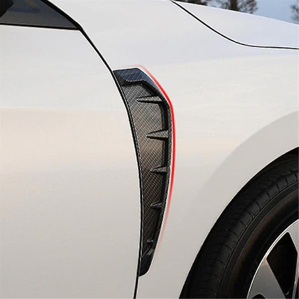 Karbonfiber Front Side Spoiler Ventil Luftvinge Deksel Trim For 10. 2016-2019
