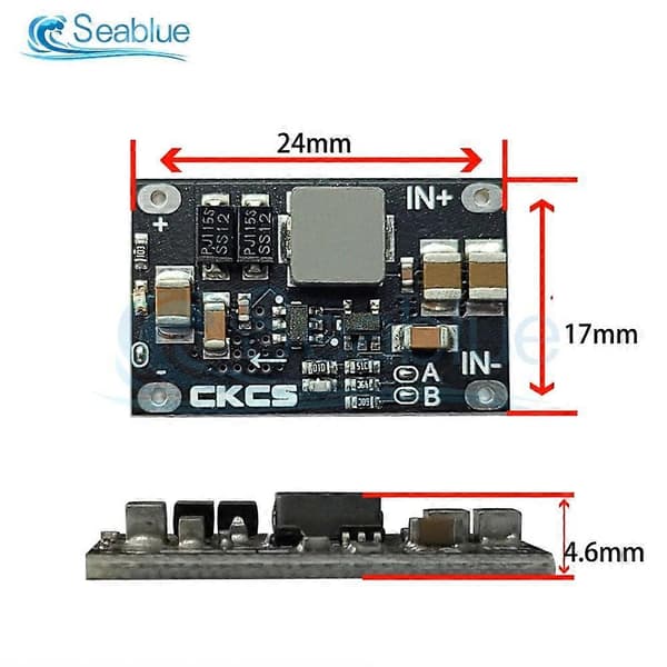 DC-DC 12V 1A 10W Vaihe Ylös Virtamoduuli DC 3~5.5V - 5V/8V/9V/12V Boost Moduuli Säädetty Virtalähdelevy
