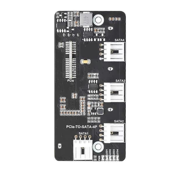 For Raspberry Pi Compute Module 6Gbps Høyhastighets SATA Utvidelseskort