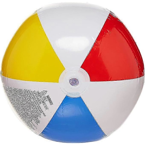 Blank Panel Bold - Oppustelig Vandbold / Strandbold - Diameter 51 cm