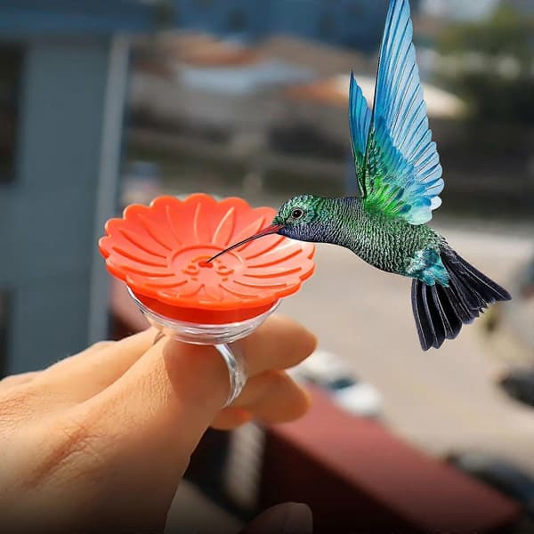 Handhållen Kolibrimatare Med Sugpropp Och Unik Blomdesign Banmo
