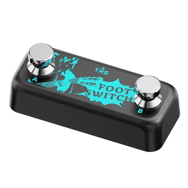Digital Reverb Gitarpedal Dobbel Pedal Ekstern Fotbryter