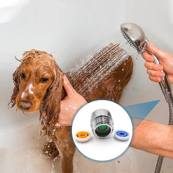 Flow Restrictor Dusj Vannsparer for Dusj, 2 Stykker Vannstrømbegrenser Sett D, Opptil 70% Vannbesparelse