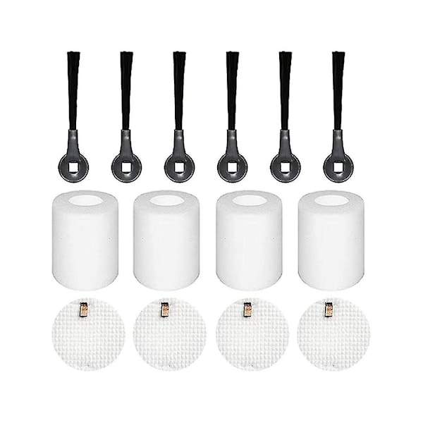 Passer til fejerobot tilbehør Iq Rv1001ae Rv101 sidebørste filter filter bomuld