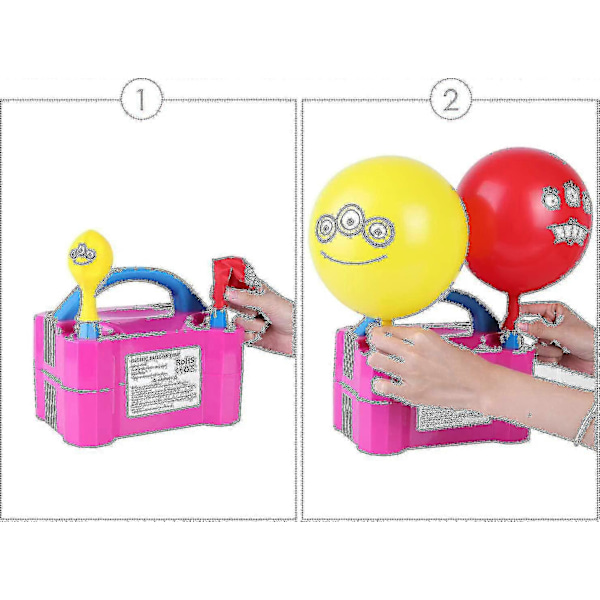 Ballongpump Elektrisk Inflator, 2 Inflationslägen, 600w