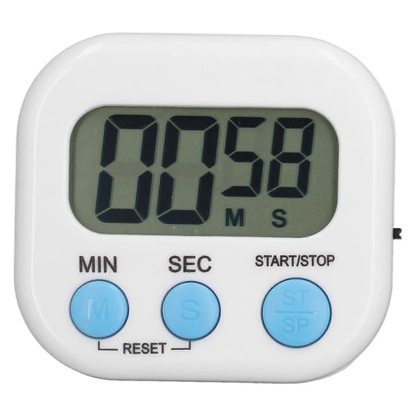 Elektronisk Timer Stor Skärm Digital Tidsdetektor med Timer- och Nedräkningsfunktion