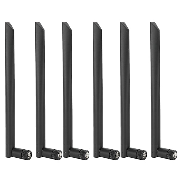 6 stk. Wifi Antenne Dual Band Trådløs Hun Gevind Netværks Periferiudstyr 8DB RPSMA AC 2.4G / 5G