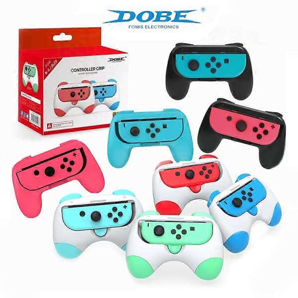 2 STK Joycon Brakett Stativ Holder Kompatibel for Nintendo Switch & OLED JOY CON Kontroller Gamepad Håndtak Håndgrep Tilbehør