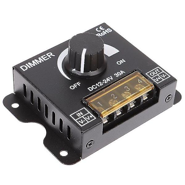 1 stk. Dc12v-24v Led-dæmper 30a 360w Justerbar Strip Til Enkeltfarve 5050/3528 Shytmv