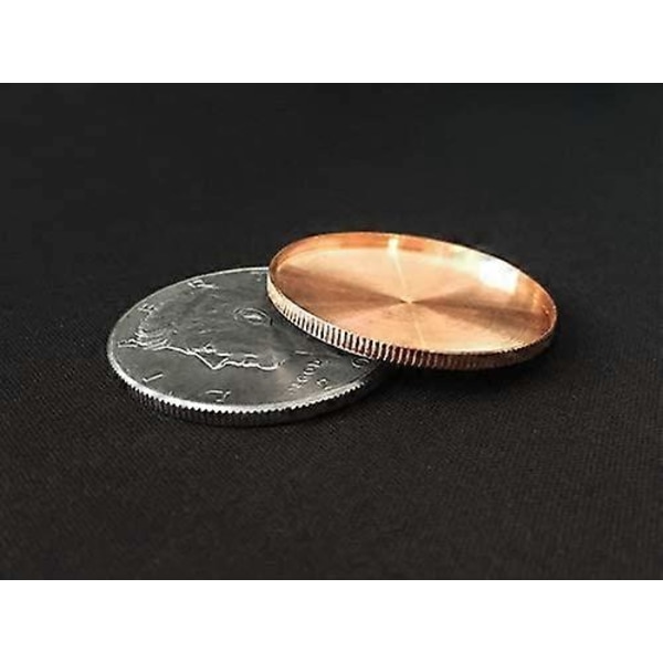 1 stk. Udvidet Skal (Hoved, Half Dollar) Magiske Tricks Mønt Fremkomst/Forsvinding Magi Tryllekunstner Tilbehør Close Up Illusioner Rekvisitter Gimmick