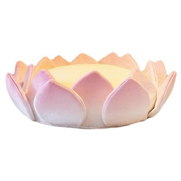 Lotus Kudde Lycka till Lotus Plysch Futon Kontor Lycka till Kudde Gåva 20cm