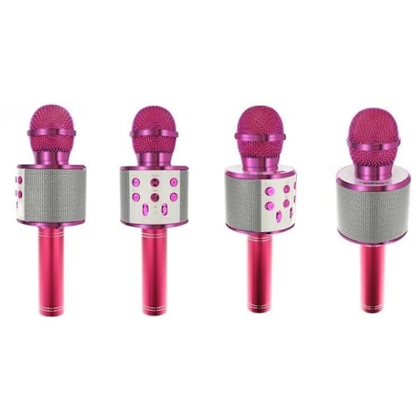 Karaoke Mikrofon med Højttaler og Bluetooth Pink